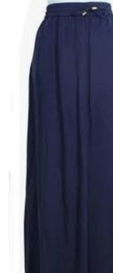 💥HP💥 NWT RALPH LAUREN MSRP $125 NAVY SPLIT LONG SKIRT. SIZE XL.